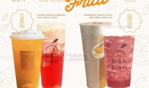 Promo Ban Ban Tea Crush on Fruit mulai Rp. 63.000