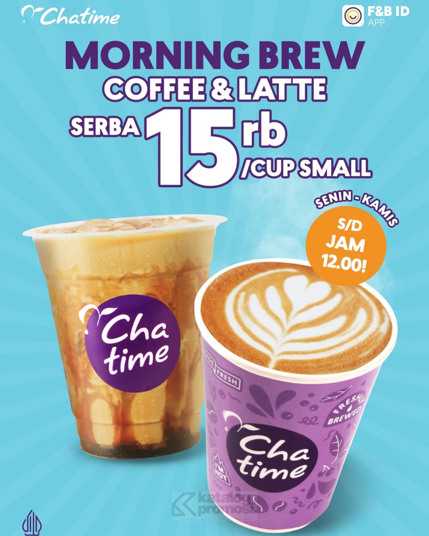 Promo CHATIME SERBA 15 Ribu Untuk Coffee & Latte*