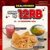 Promo CHOPSTIX DEALSEMBER - MENU FAVORIT SERBA Rp. 12RIBU