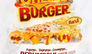 BARU!! PIE CHEESEBURGER PIZZA dari Domino’s Pizza