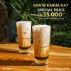 Promo Excelso Coffee Rante Karua Day! Special Price 2 Rante Karua Latte only Rp. 35.000++