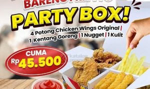 Promo FRITTO CHICKEN SPESIAL PARTY BOX cuma Rp. 45.500