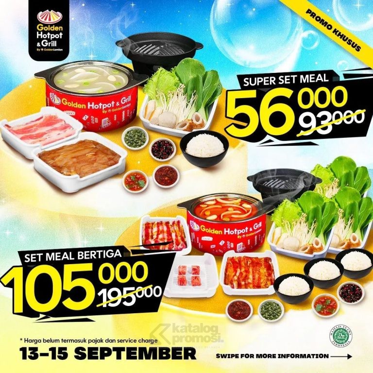 Promo GOLDEN HOTPOT & GRILL SUPER SET & SET MEAL BERTIGA mulai Rp. 56.000