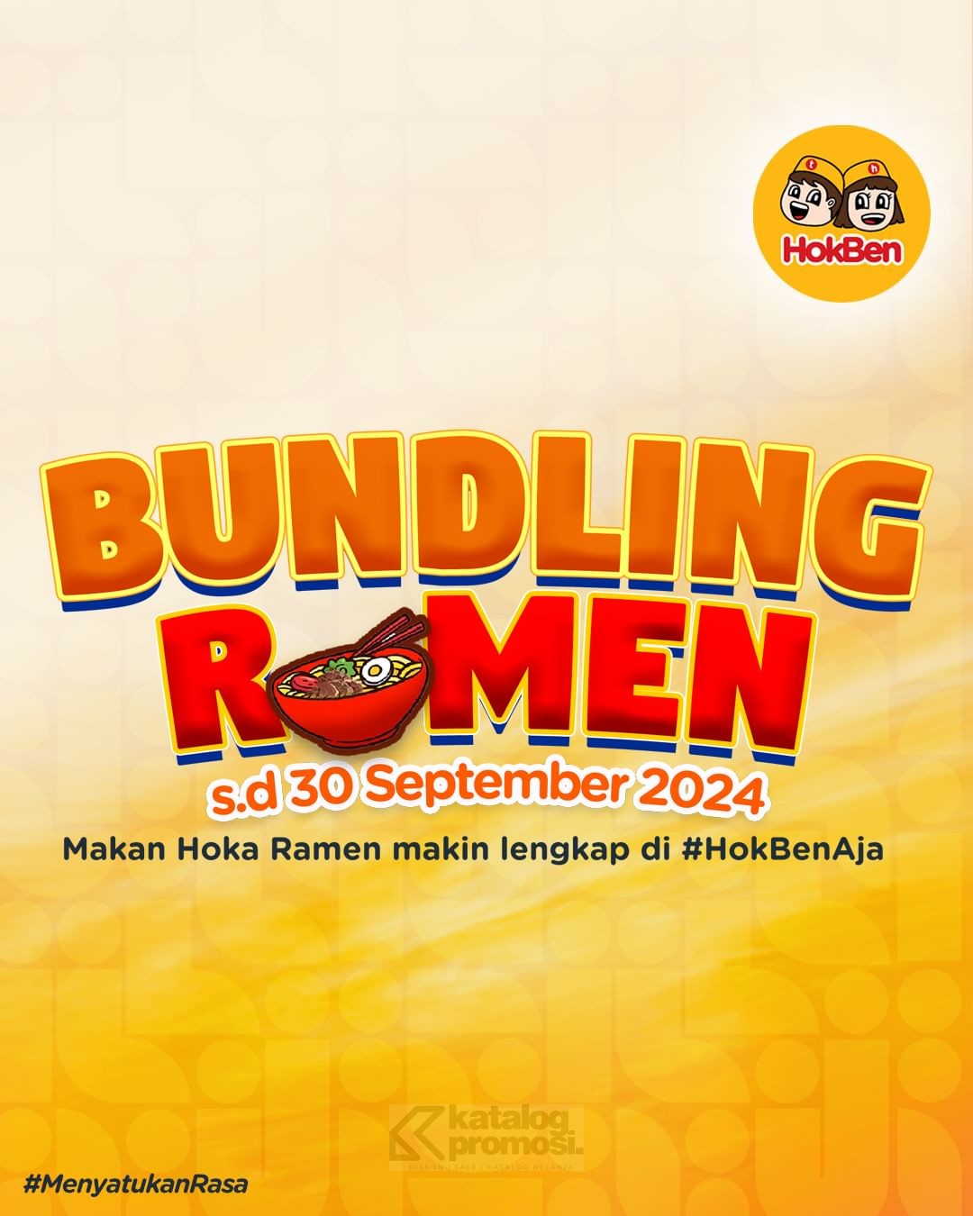 Promo HOKBEN BUNDLING RAMEN mulai Rp. 56RIBUAN