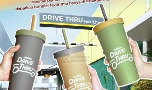 Promo HOKBEN DRIVE THRU - GRATIS STRAW TUMBLER*