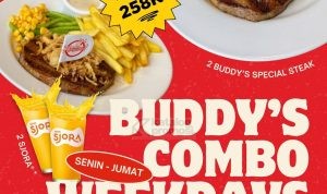 Promo HOLYCOW Buddy's Special Steak Combo Set Hanya 258K*