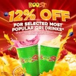 Promo 12.12 BOOST JUICE Diskon Spesial 12% OFF*