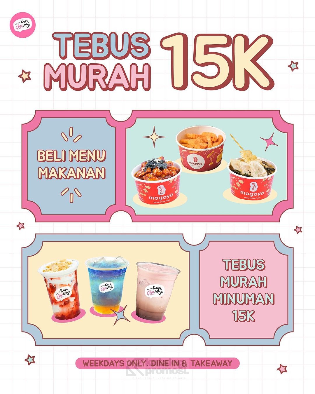 Promo KOPI CHUSEYO TEBUS MURAH MINUMAN cuma Rp. 15K