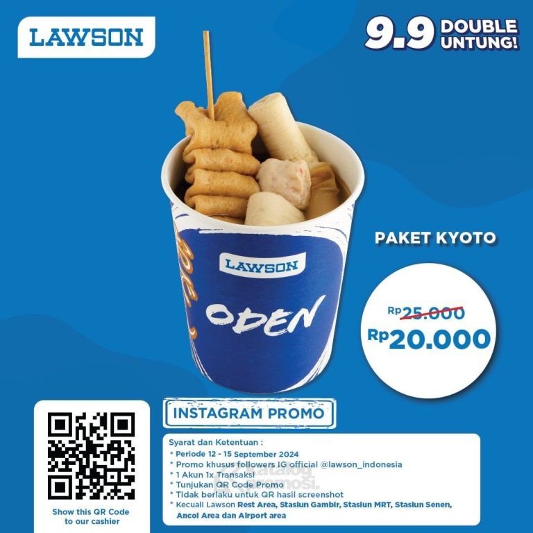 Promo LAWSON INSTAGRAM SPECIAL - Harga Spesial Paket Kyoto cuma Rp. 20.000