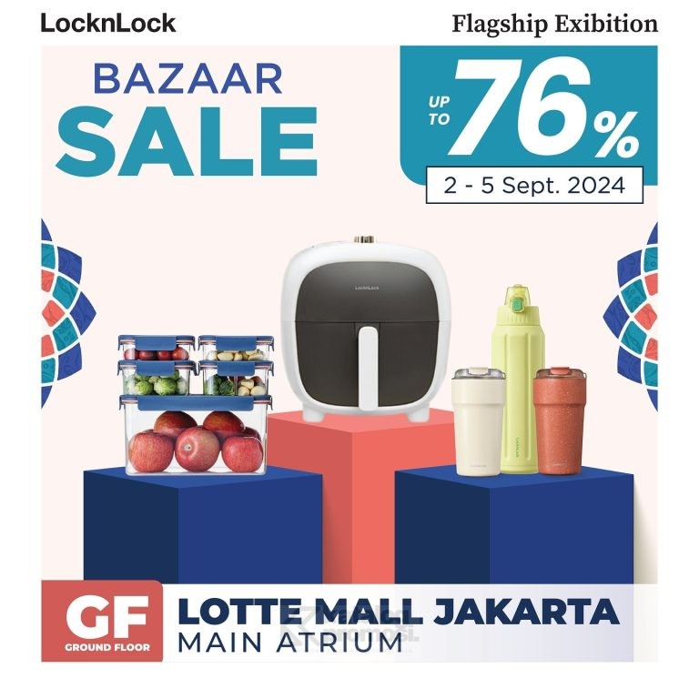 Promo LOCK n LOCK LocknLock Bazaar Sale! Discount up to 76%