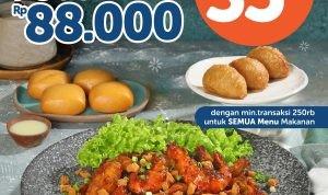 Promo OCEAN 8 Senin & Rabu Hoki! POTONGAN Rp. 88RIBU untuk SEMUA MENU MAKANAN*