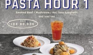 Promo PANCIOUS Pacific Place PASTA HOUR - Pasta & Drinks Start From Rp 80.000*