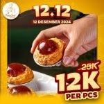 Promo PappaJack Express Spesial 12.12 - Beli Portuguese Tart hanya Rp. 12K