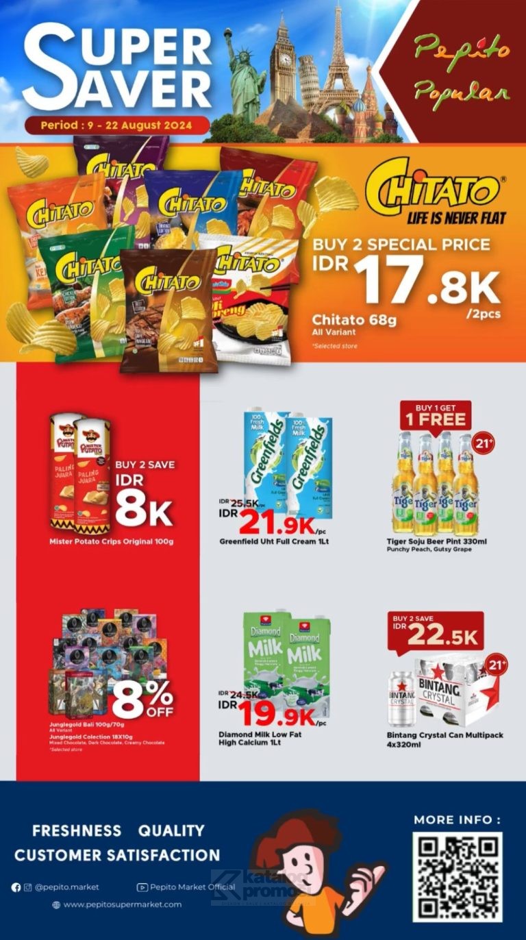 Promo Pepito Market Bali Katalog Belanja SUPER SAVER periode 09-22 Agustus 2024