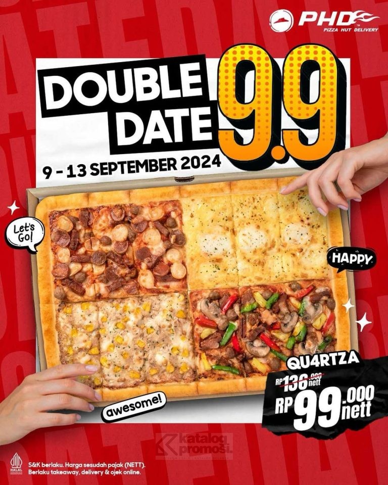 Promo PHD DOUBLE DATE 9.9 - Harga Spesial QU4RTZA cuma Rp. 99RB Aja!