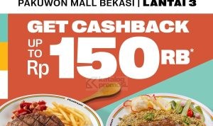 Promo Opening Platinum Resto & Cafe Pakuwon Mall Bekasi - Dapatkan Cashback Voucher Hingga Rp. 150RB