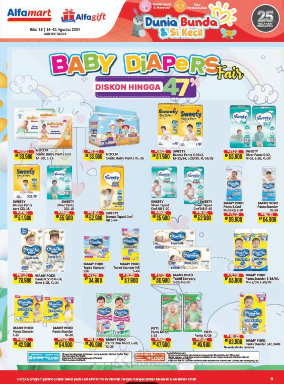 Katalog Promo JSM Alfamart 23-25 Agustus 2024: Diskon Popok Murah Mulai dari Rp 33.900