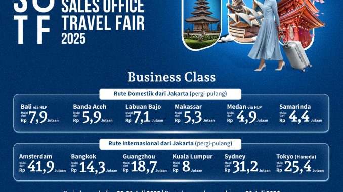 Promo Garuda Indonesia SOTF 2025 Diskon s.d Rp2,5 Juta 1
