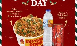 romo Geprek Bensu Natal dan Tahun Baru, Paket Tumbuk Daun Jeruk Hanya Rp 25 Ribu!