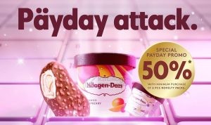 Promo Häagen-Dazs Payday Attack Diskon 50%