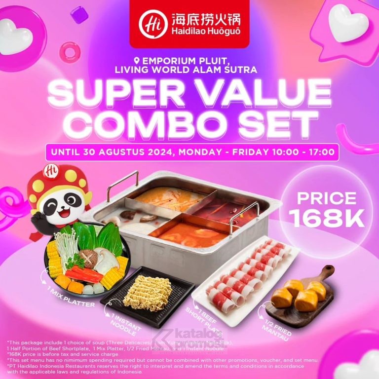 Promo HAI DI LAO Super Value Combo Set mulai Rp. 168.000