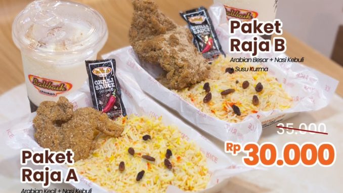 Promo Labbaik Paket Raja Nasi Kebuli mulai Rp27.000