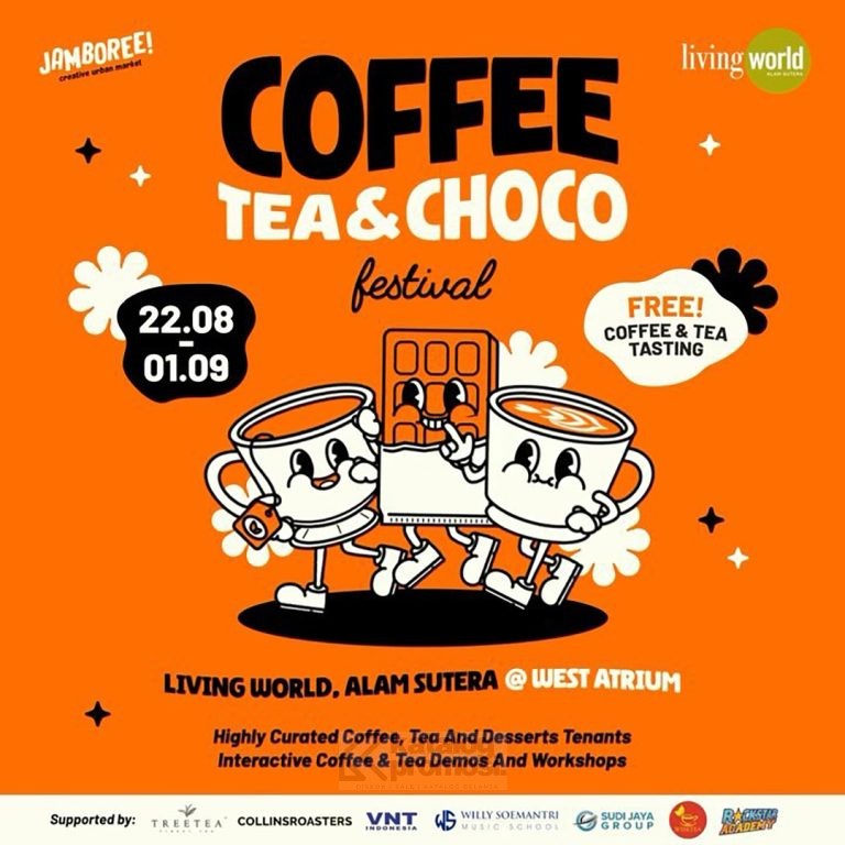 The First-Ever Casual Coffee, Tea, and Choco Festival in Serpong di LIVING WORLD ALAM SUTERA