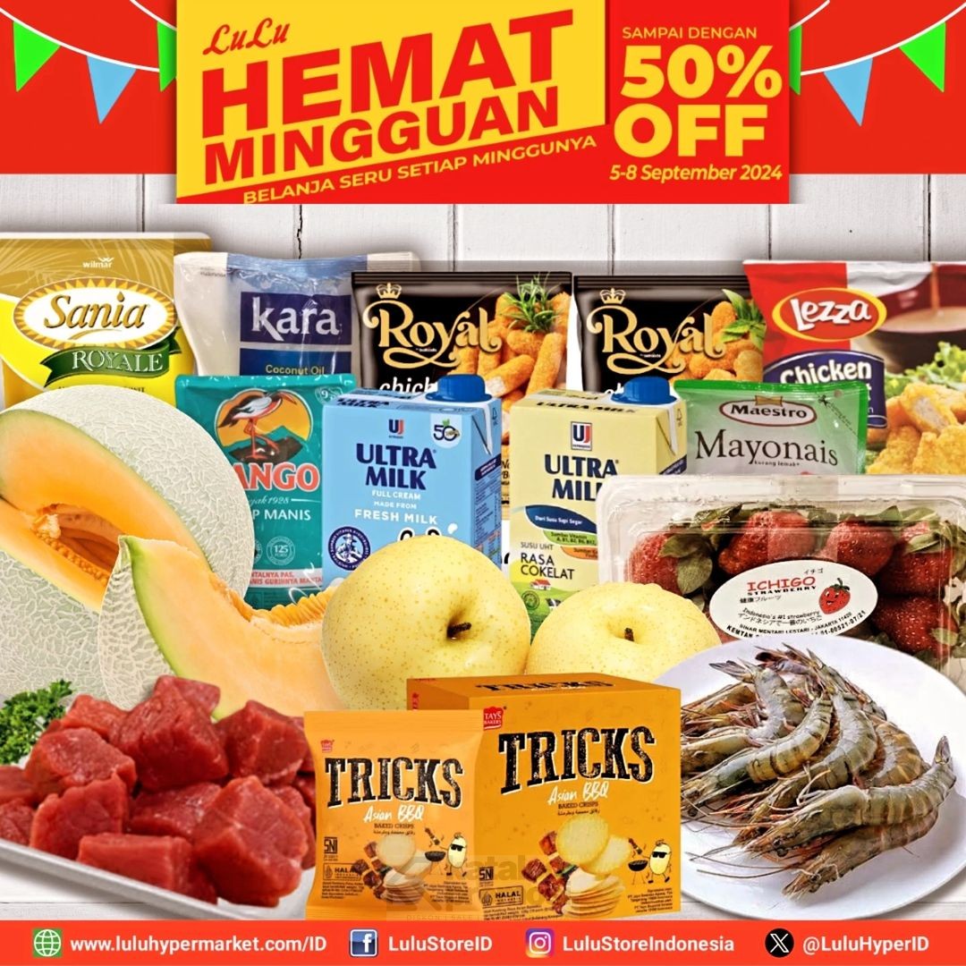 Promo JSM LULU HYPERMARKET HEMAT MINGGUAN 05-08 SEPTEMBER 2024