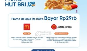 Promo McDonald’s HUT BRI 129 Cashback Rp71 RIBU