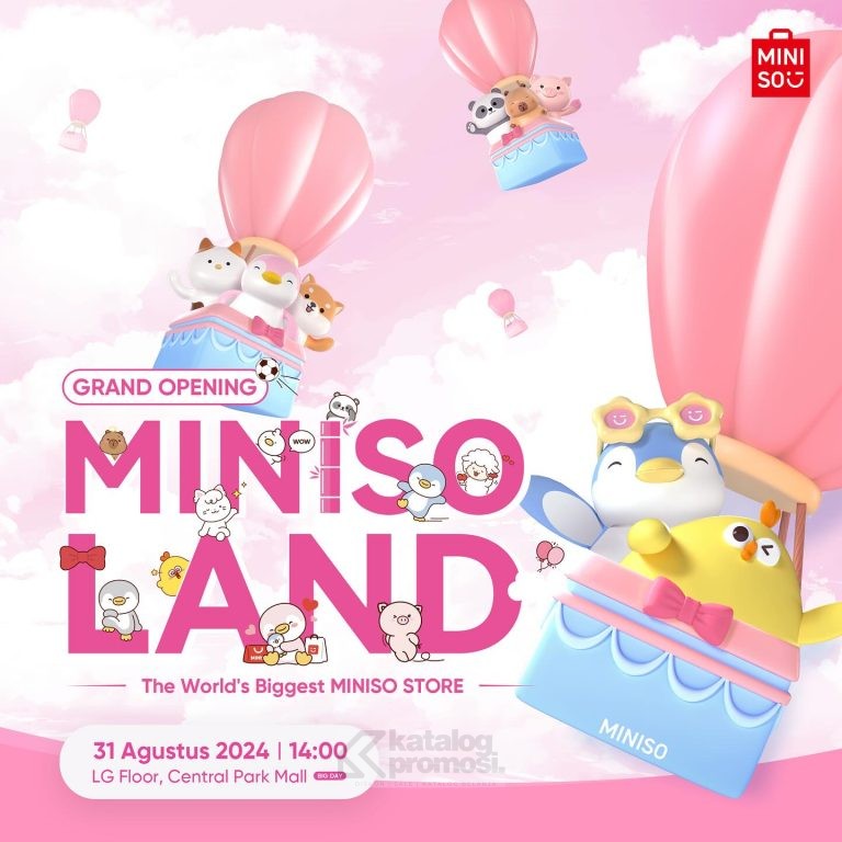 Grand Opening Miniso Land di Central Park Mall