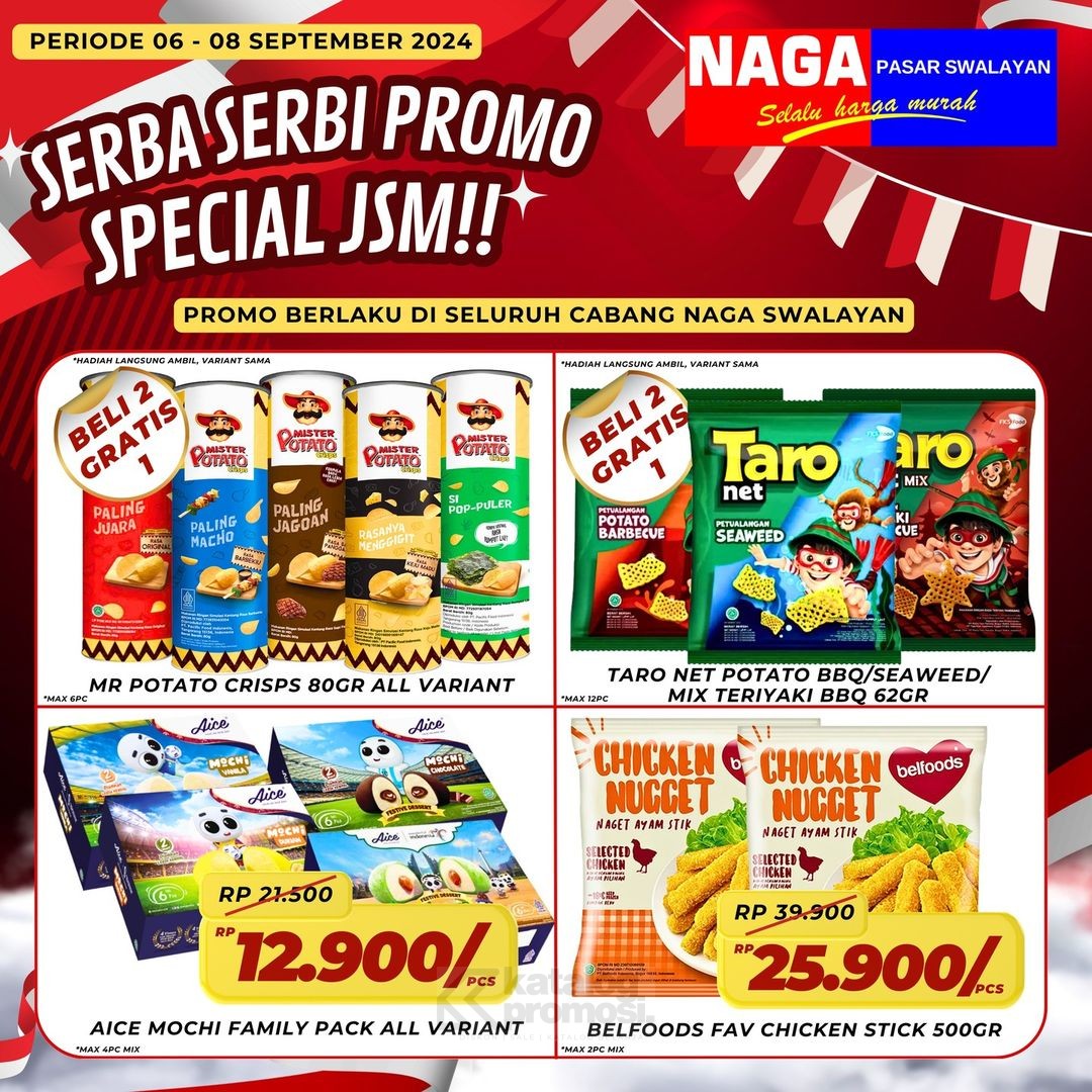 Promo JSM Naga Swalayan Weekend 06-08 SEPTEMBER 2024