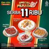 Promo Raa Cha Suki & BBQ Pilkada Serba Rp11ribu!