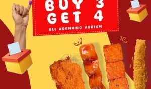 Promo Shigeru Pilkada Buy 3 Get 4