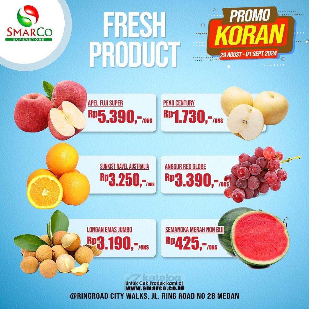 Promo SmarCo Superstore JSM Katalog Weekend 29 AGUSTUS - 01 SEPTEMBER 2024