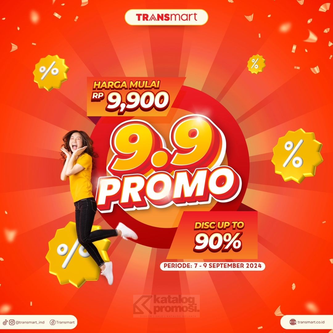 Promo TRANSMART 9.9 SALE DISKON HINGGA 90%