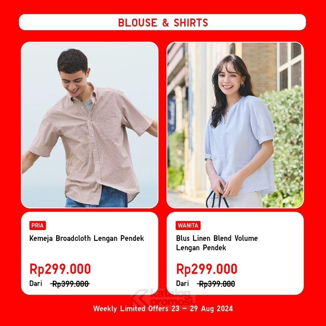 Promo UNIQLO WEEKLY LIMITED OFFERS • SoPasti.Com