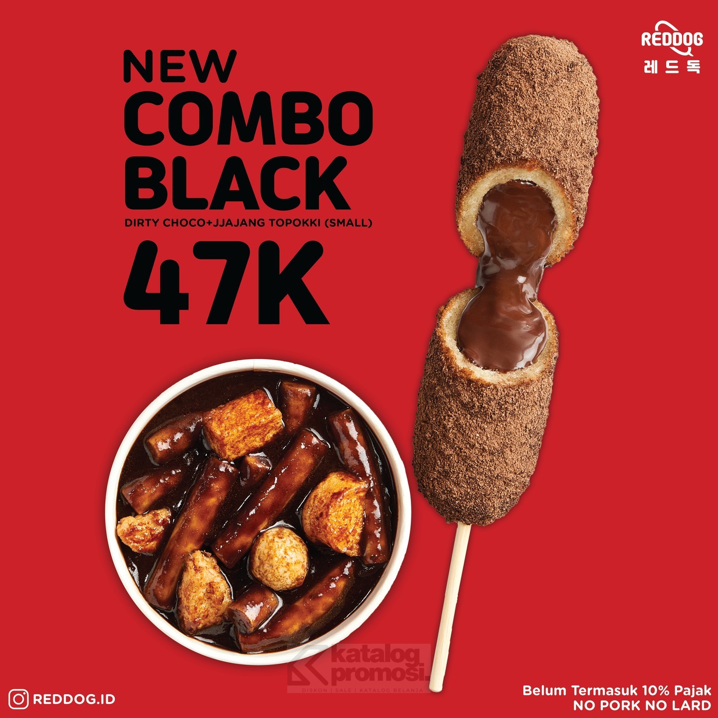 Promo REDDOG Combo Black Hanya Rp 47.000