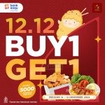 Promo SHIHLIN SPESIAL BANK SAQU 12.12 - BELI 1 GRATIS 1 MENU*