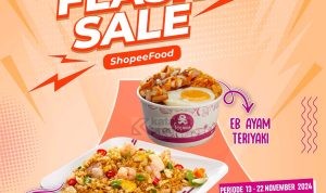 Promo Solaria ShopeeFood Flash Sale! Menu Nasi Goreng Seafood & Express Bowl Ayam Teriyaki