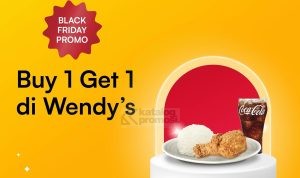 Promo Wendys Allo Bank Black Friday - Buy 1 Get 1 Free Combo 1 Fried Chicken