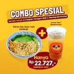 Promo Yamie Panda Combo Yamie Asin Ayam Asin + Lemon Tea / Blackcurrant cuma Rp. 22.727,-