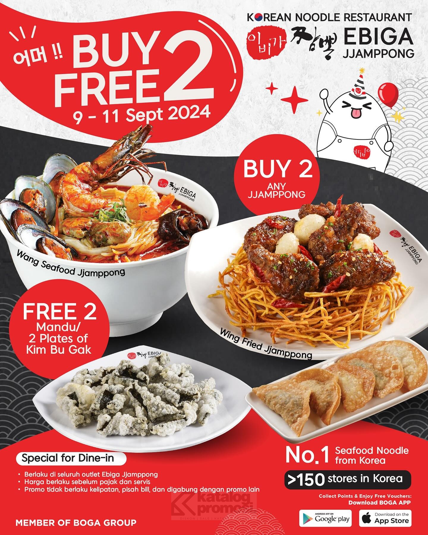 Promo EBIGA Jjamppong BELI 2 GRATIS 2