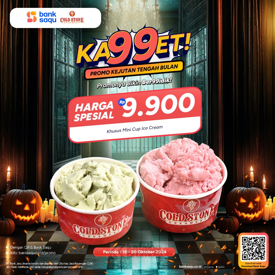 Promo COLD STONE KA99ET Es Krim Mini Cup Rp. 9.900