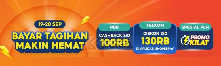 Bayar Tagihan Lebih Hemat di Shopee Tagihan Day dapatkan Cashback hingga Promo Kilat