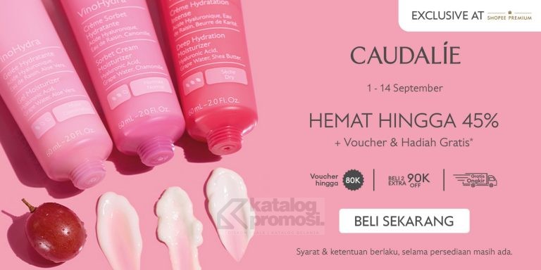 Caudalie VinoHydra Gel Moistrurizer Eksklusif di Shopee Premium Hemat hingga 45%