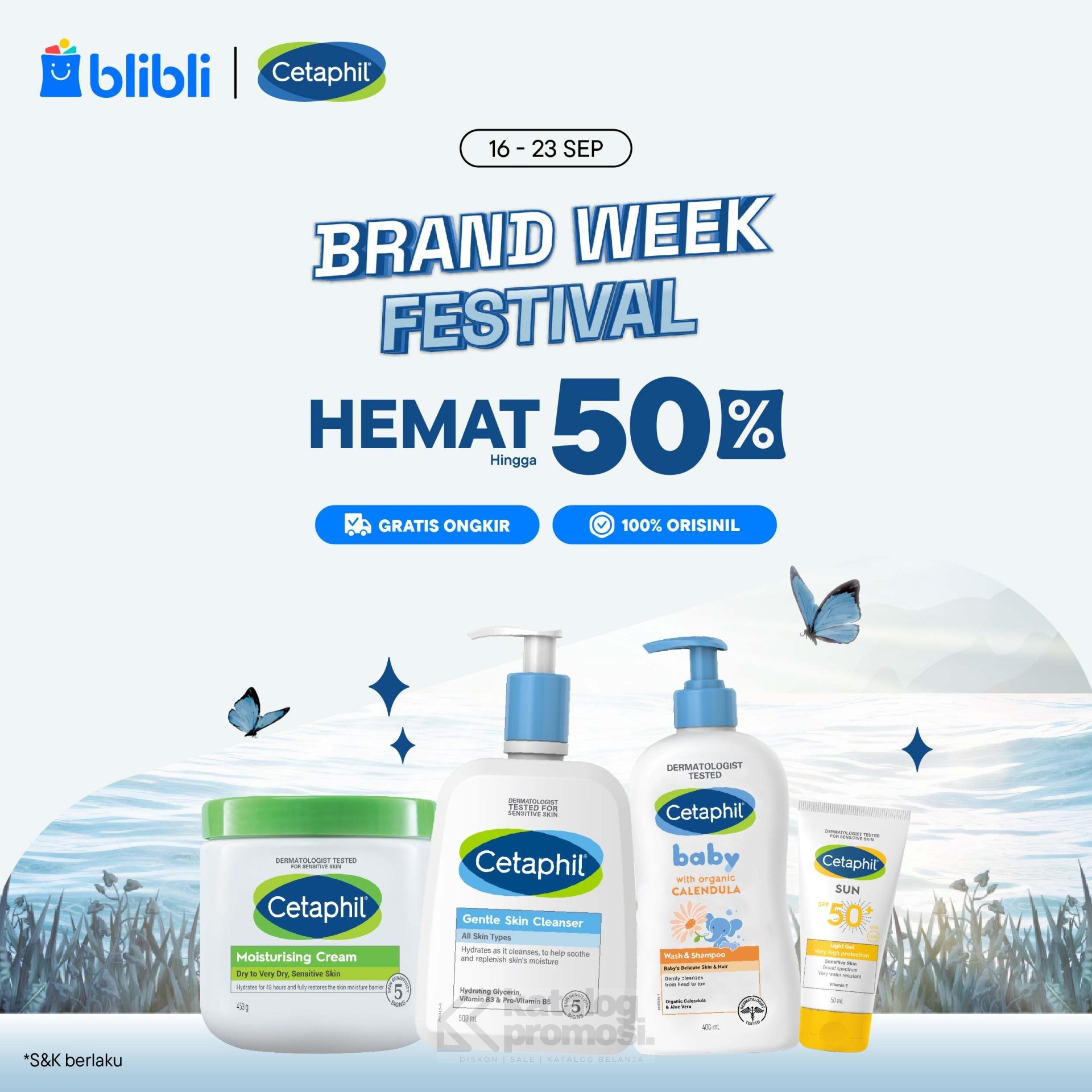 Cetaphil Brand Week Festival di Blibli Hemat hingga 50%