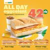 Promo SUBWAY EGGCELENT - PAKET EGG SANDWICH + TEA cuma Rp. 42RIBU