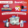 GOTO Living Shopee Brand Day BIG PROMO! Diskon hingga 90% sampai Gratis Hadiah