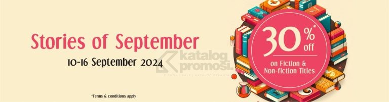 Stories Of September di Periplus.com Diskon 30% untuk Buku Pilihan