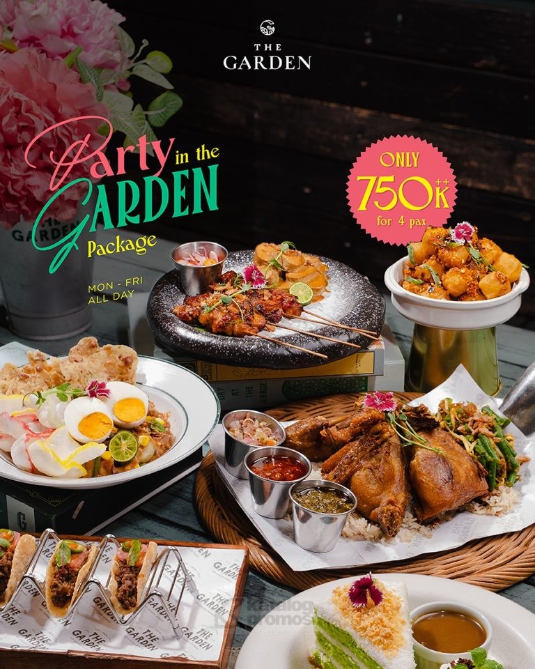 PROMO THE GARDEN Paket Party in the Garden Hanya Rp. 750.000++